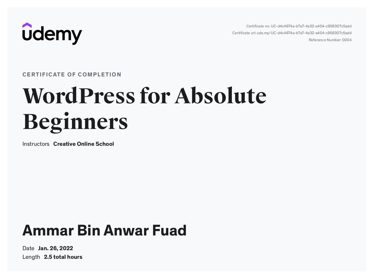 WordPress for Absolute Beginners