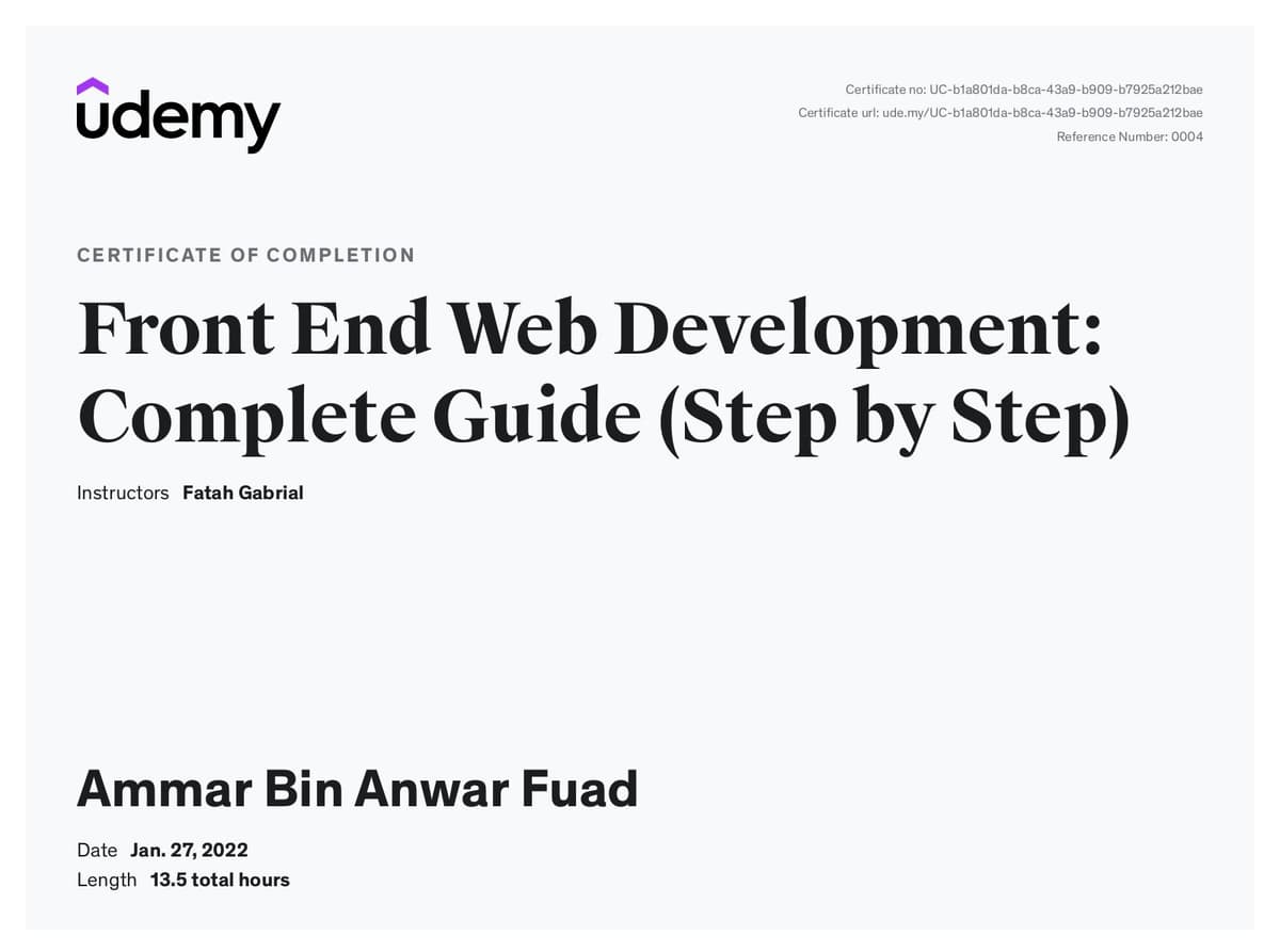 Learn Complete Modern Front-End Web Development Step-by-Step