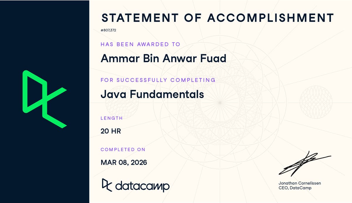 Java Fundamentals