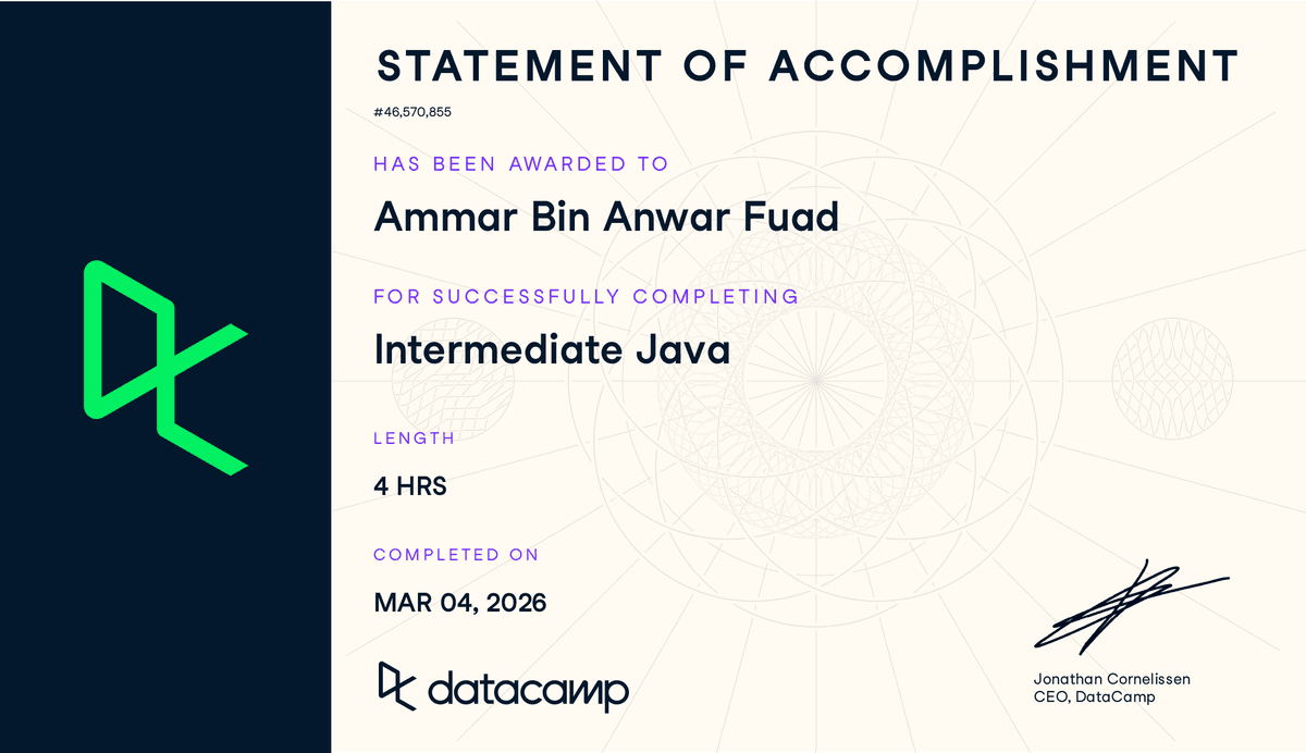 Intermediate Java