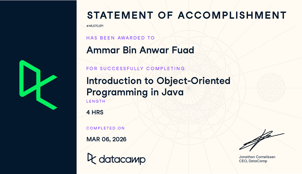 Introduction to Object-Oriented Programming in Java